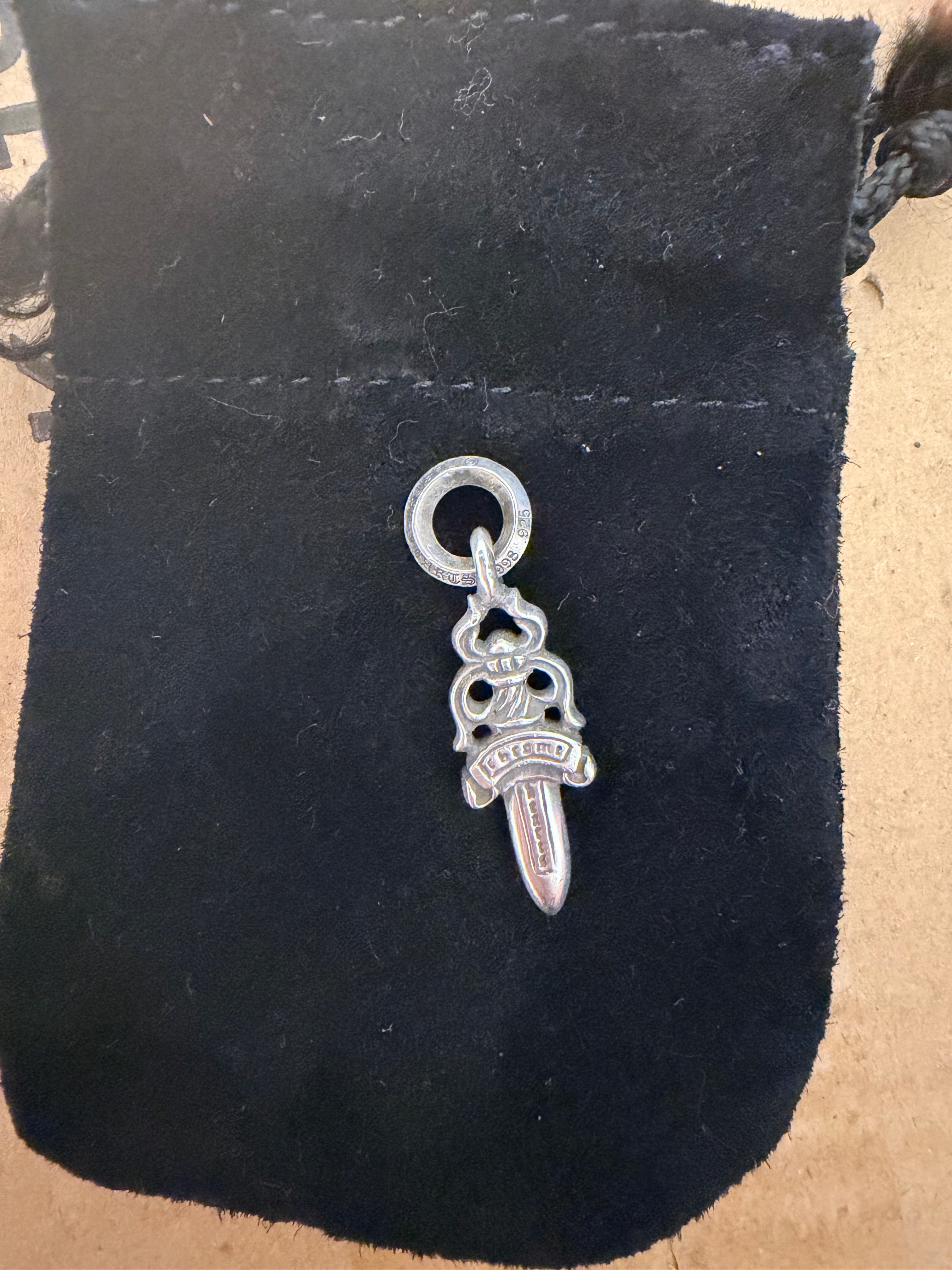 Chrome Hearts # 5 Dagger Charm "Silver"