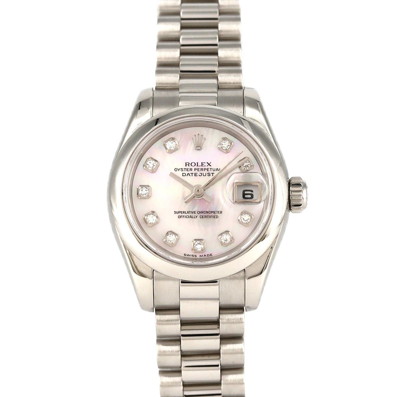 ロレックス デイトジャスト 179166NG PT 自動巻