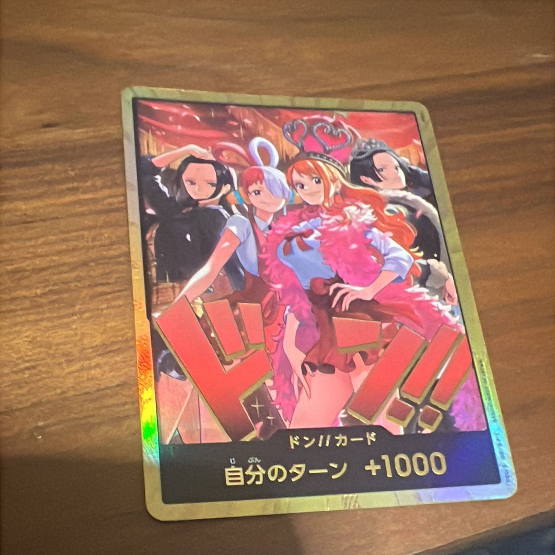 状態A】ドン!!カード : ロビン&ウタ&ナミ&ハンコック スーパーパラレル
