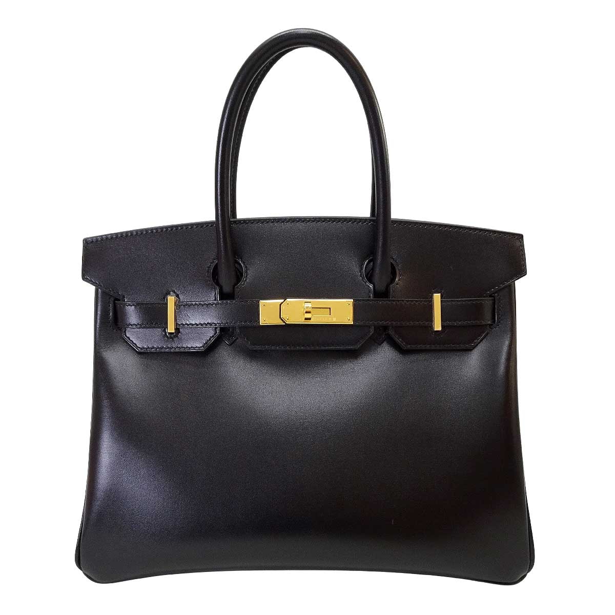 【恵比寿明治通り店】HERMES エルメス ハンドバッグ バーキン30 黒 (ブラック) ボックスカーフ ゴールド金具 K刻印 新品