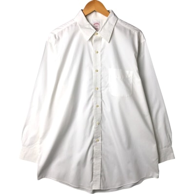 古着 ブルックスブラザーズ Brooks Brothers 346 長袖 コットンシャツ メンズXL相当/eaa555806