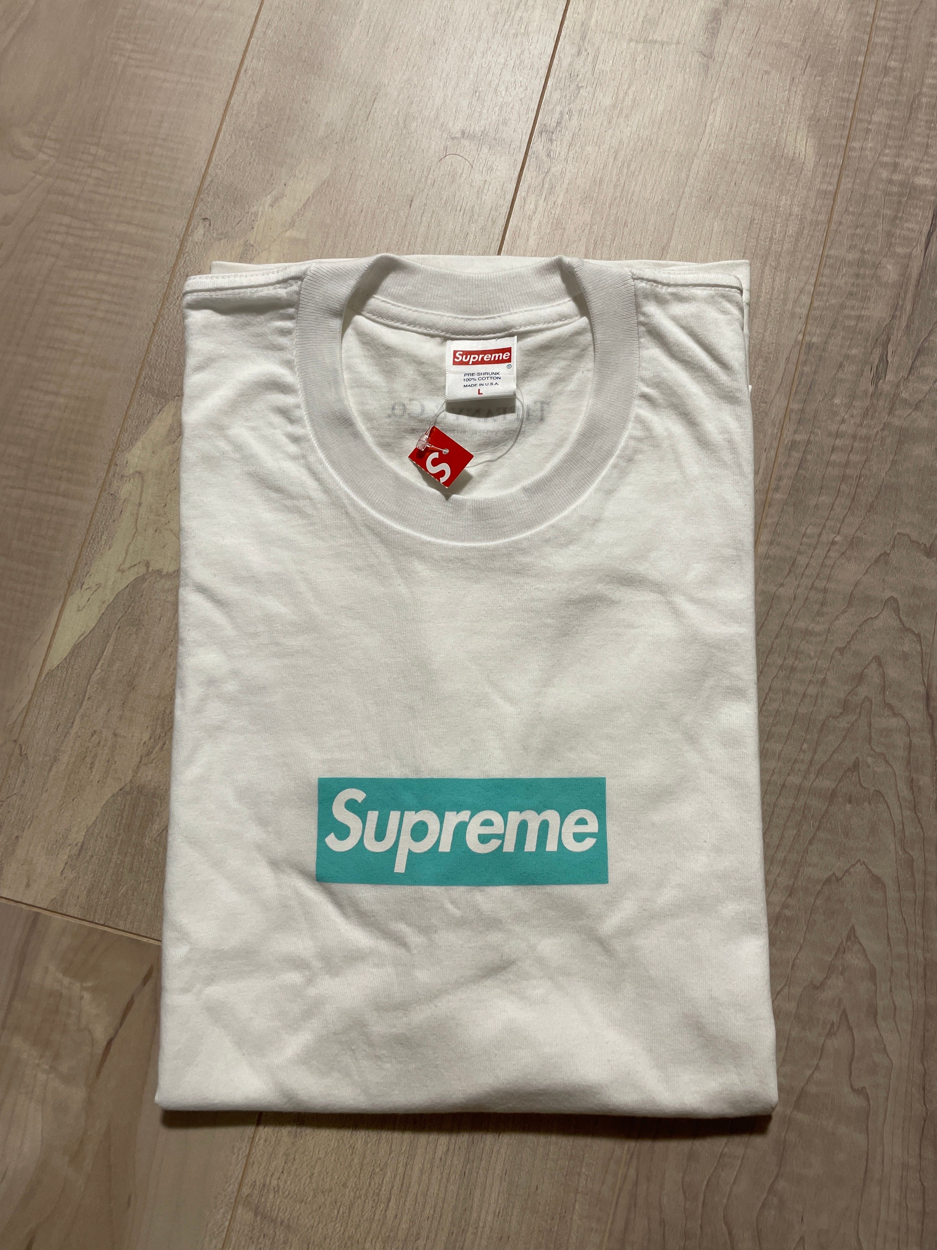 Supreme / Tiffany & Co. Box Logo Tee "White"