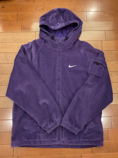 Supreme / Nike Arc Corduroy Hooded Jacket "Purple"
