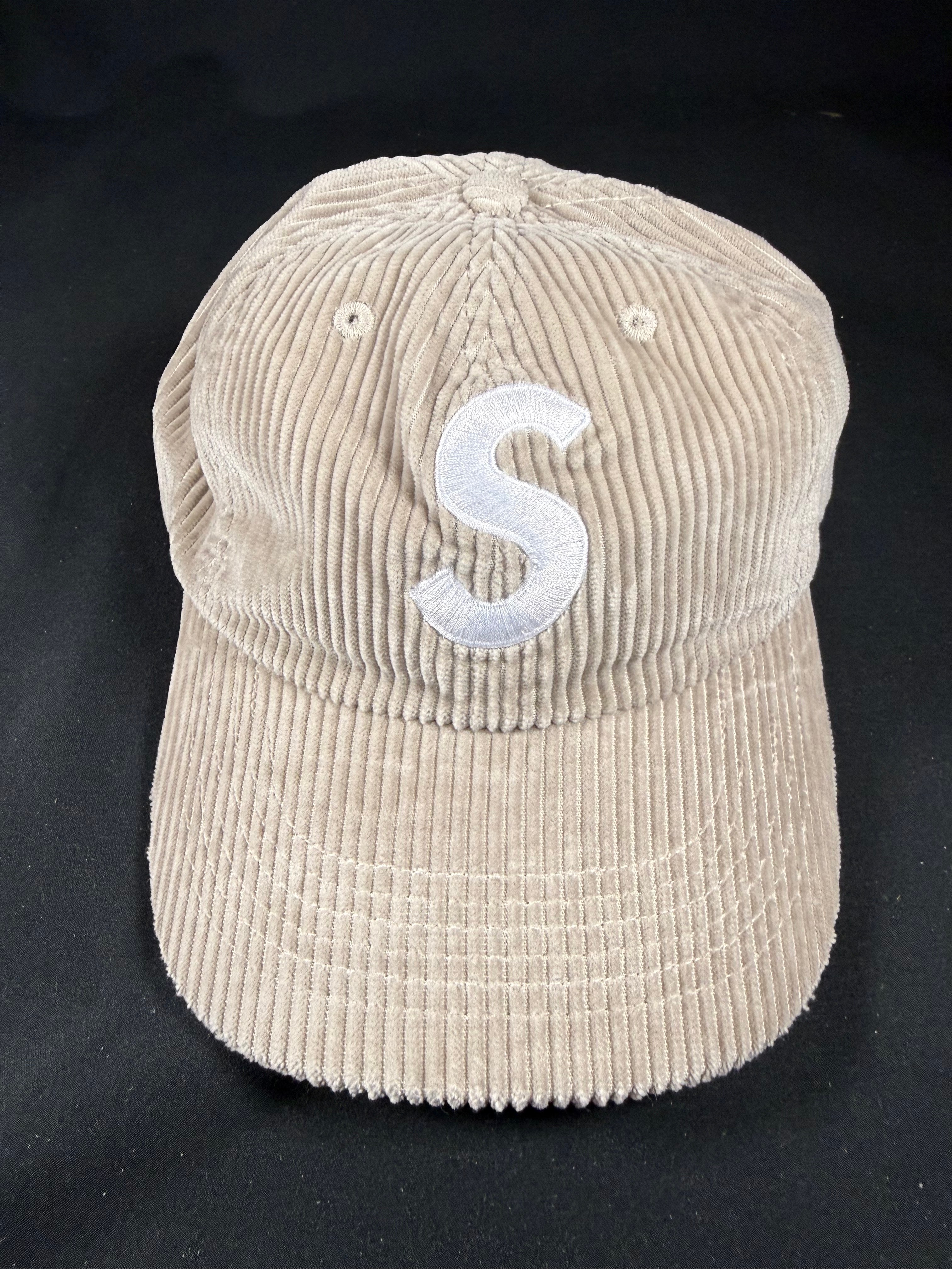Supreme Corduroy S Logo 6-Panel "Stone"