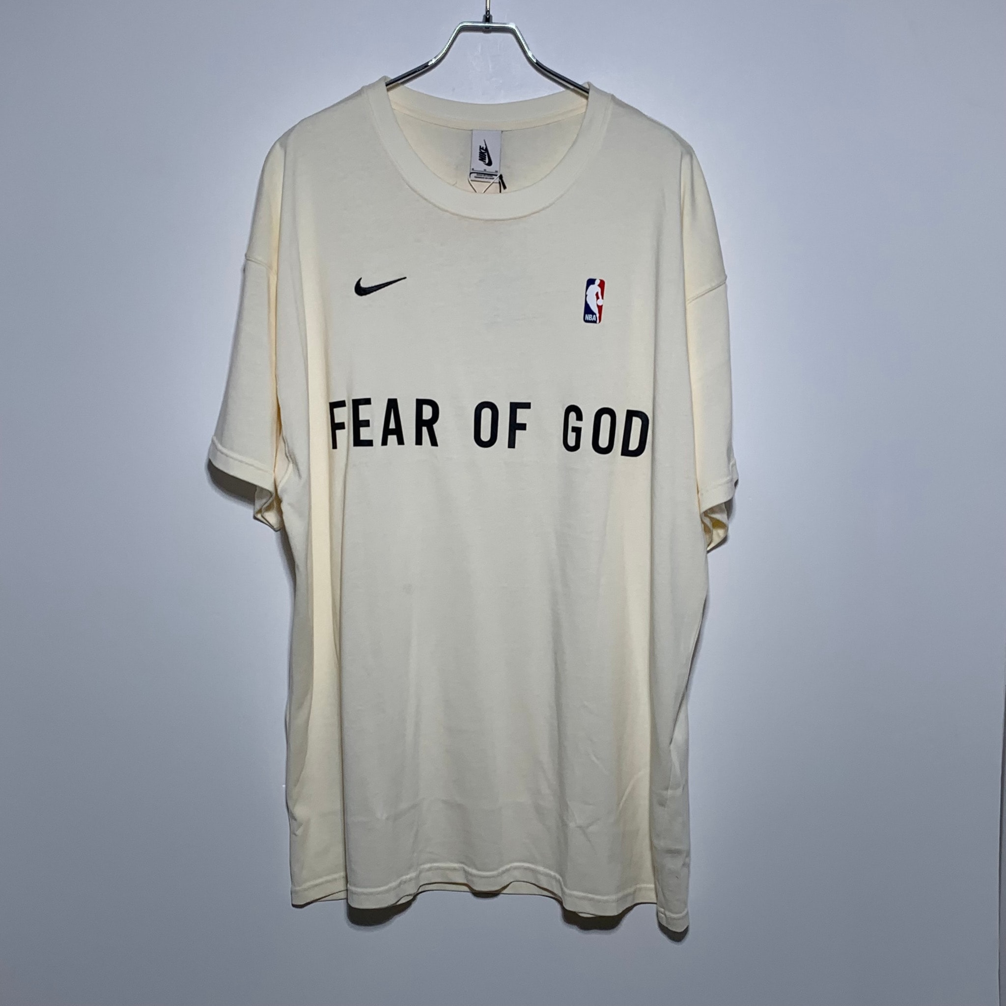 FEAR OF GOD / Nike Warm Up T-Shirt "Sail"