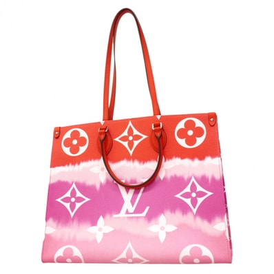 【6dc3974】ルイヴィトン トートバッグ LVエスカル オンザゴーGM M45121 ルージュ 2wayバッグ【中古】レディース