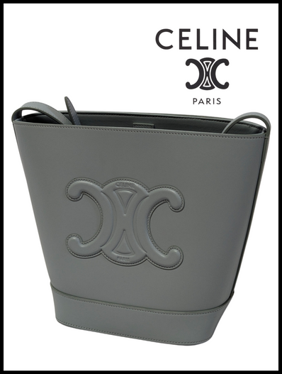 セリーヌ スモールバケット キュイルトリオンフ ショルダーバッグ