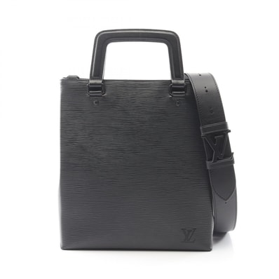 ルイ・ヴィトン LOUIS VUITTON サックプラ フォールド ハンドバッグ バッグ レザー エピ ノワール メンズ ブラック系 M58497 【中古】