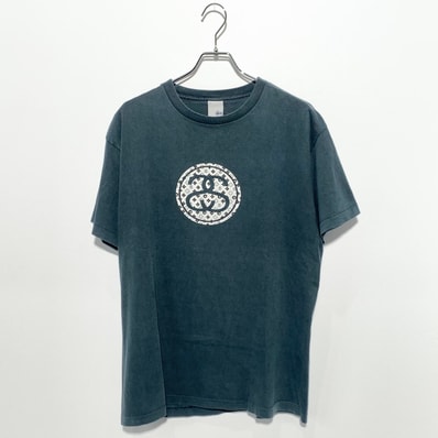 Stussy 90's old SS Monogram Print Tee Black