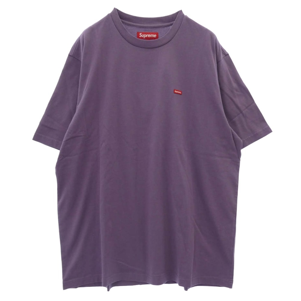Supreme シュプリーム Tシャツ 24SS Small Box Tee Purple スモールボックスロゴ 半袖 Tシャツ カットソー パープル系 M【極上美品】【中古】