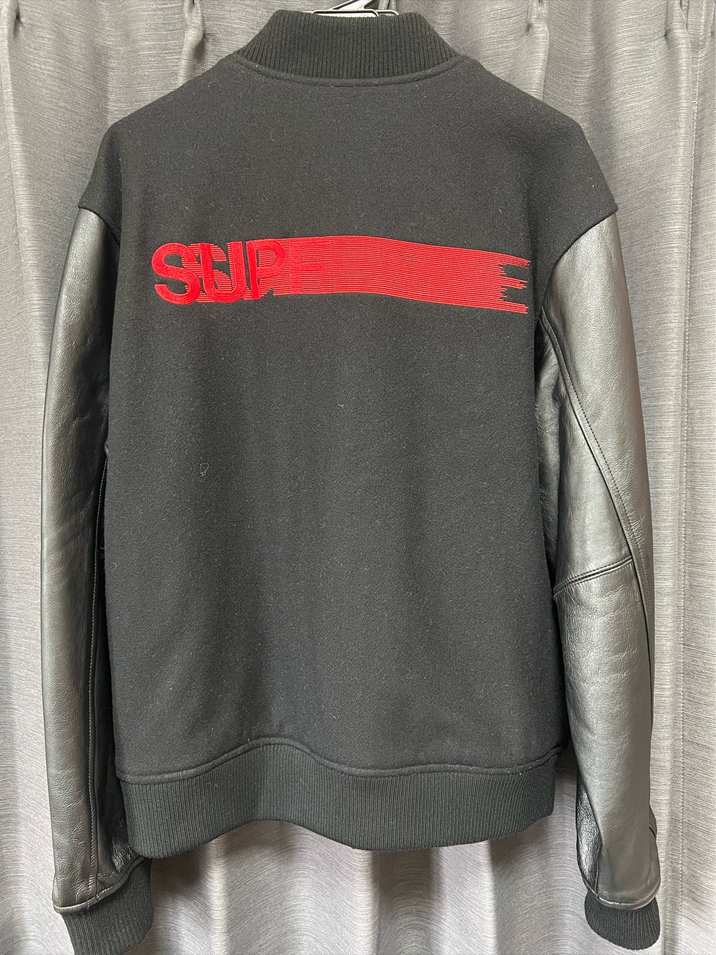 Supreme Motion Logo Varsity Jacket "Black"