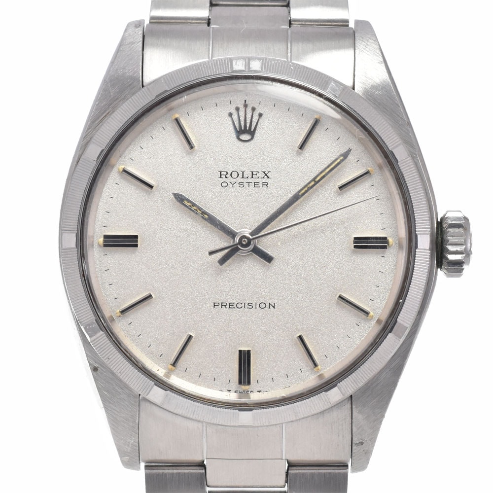 ロレックス ROLEX 6427 ヴィンテージ オイスター プレシジョン Cal.1225 シルバー 手巻き メンズ 腕時計 I#149575