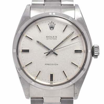 ロレックス ROLEX 6427 ヴィンテージ オイスター プレシジョン Cal.1225 シルバー 手巻き メンズ 腕時計 I#149575