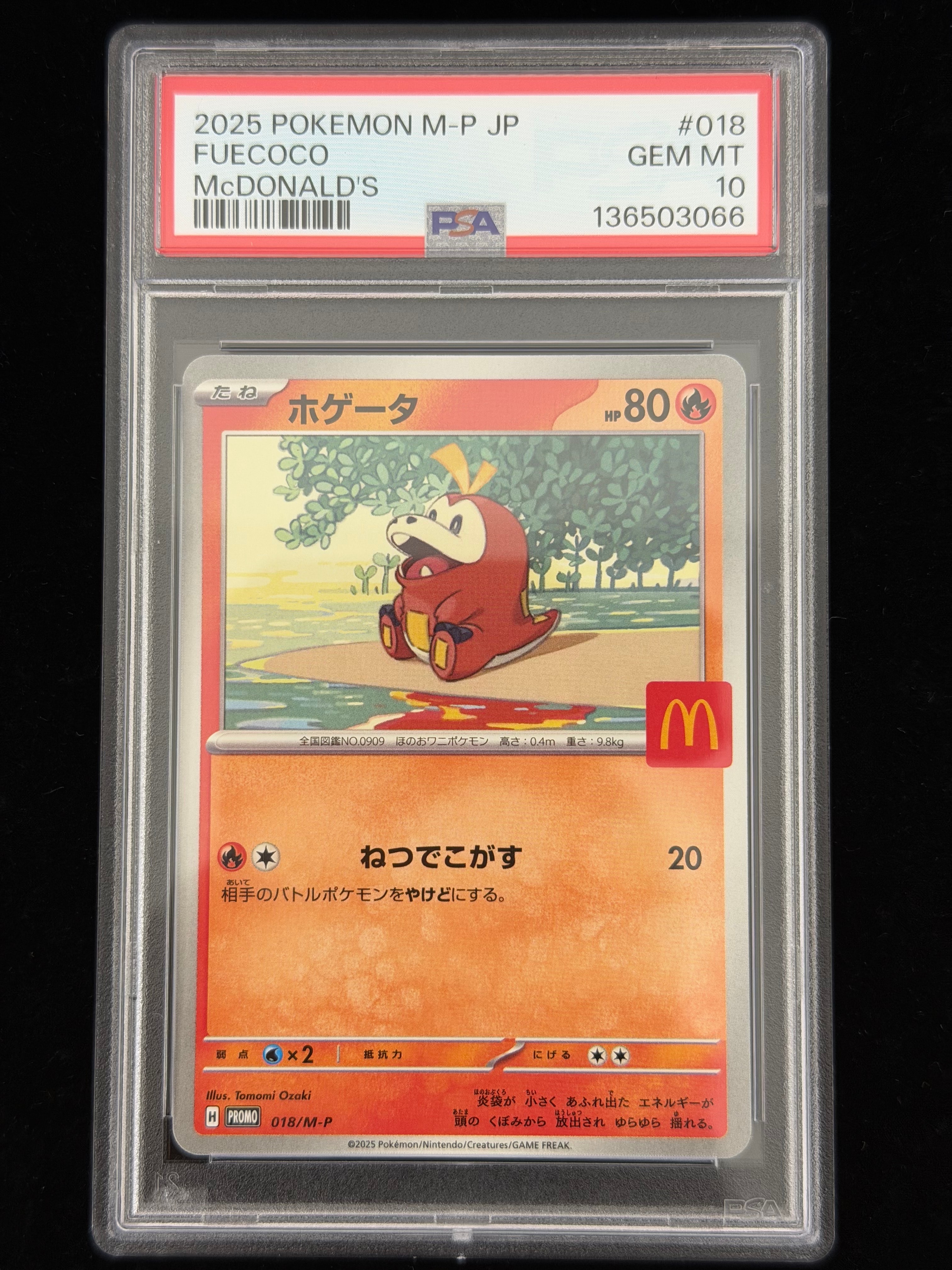 PSA10】ホゲータ P [M-P 018](プロモカードパック「マクドナルド