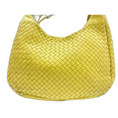 ボッテガヴェネタ BOTTEGAVENETA レザー カンパーナミディアム ハンドバッグ【中古】