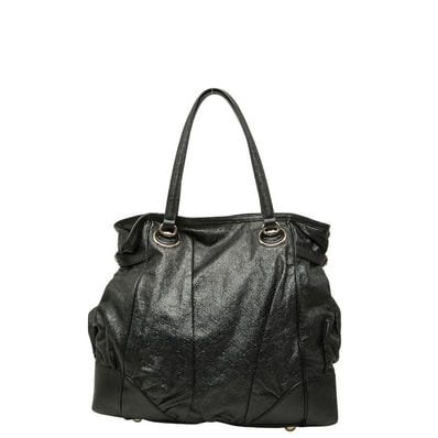 グッチ グッチシマ トートバッグ ショルダーバッグ 257290 ブラック レザー レディース GUCCI 【中古】