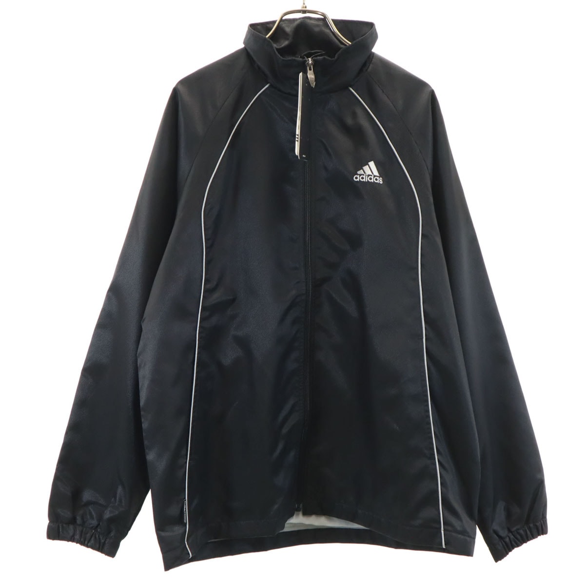 未使用 adidas アディダス トレーニング ジャケット M ブラック 裏トリコット