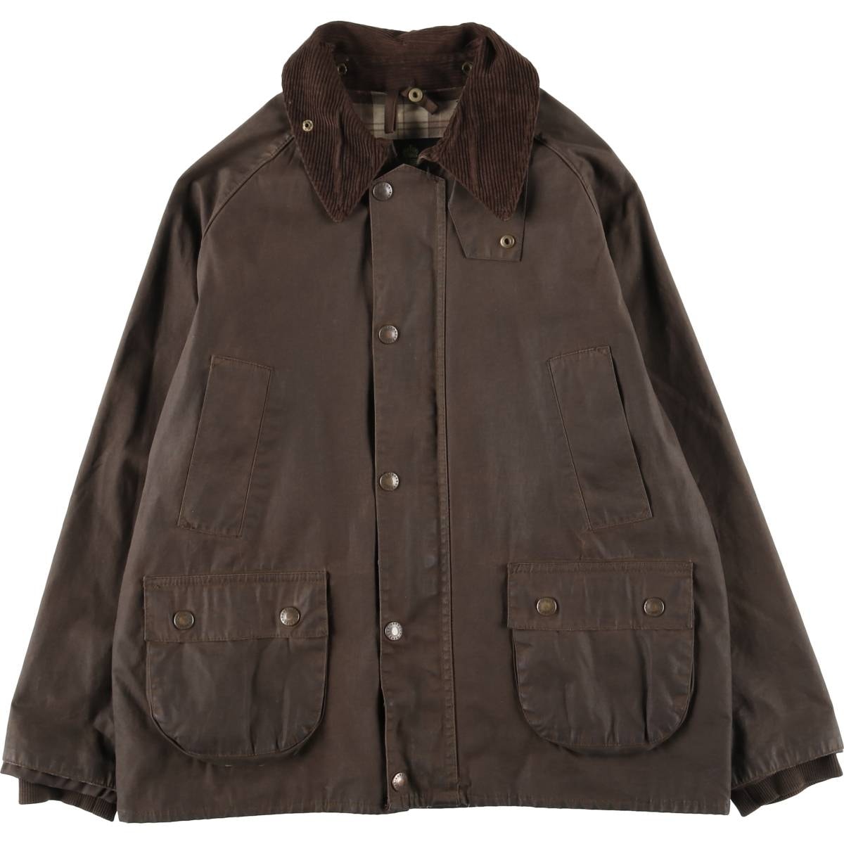 古着 80~90年代 バブアー Barbour BEDALE ビデイル 旧3ワラント ワックスコットン オイルドジャケット 英国製 メンズM相当 ヴィンテージ/eaa607972