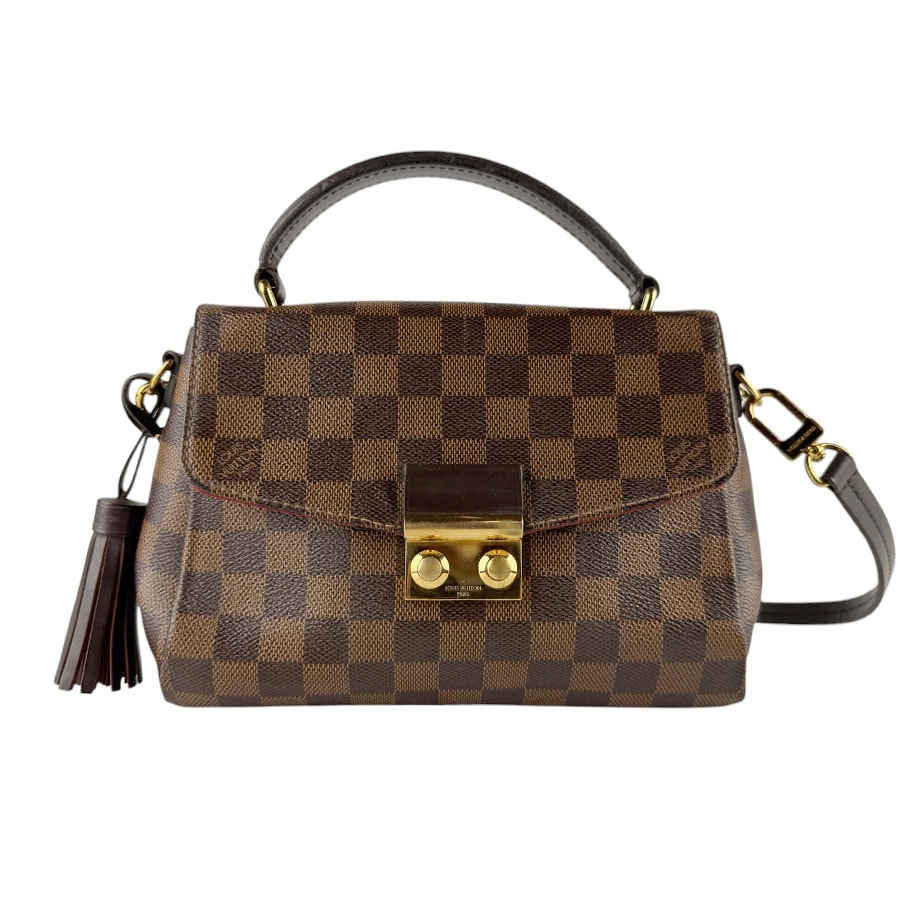 ルイ ヴィトン LOUIS VUITTON ショルダーバッグ ダミエ クロワゼット ダミエキャンバス エベヌ レディース N53000【中古】 z9388