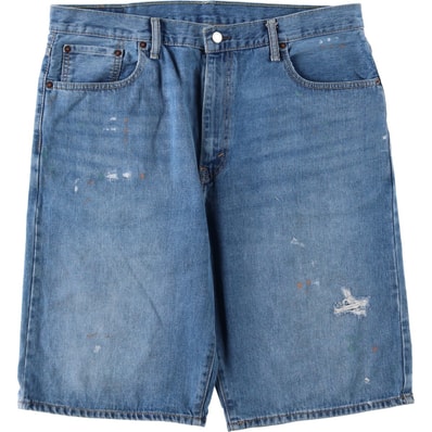 古着 リーバイス Levi's 569 ペイント デニムショーツ ハーフパンツ ジョーツ メンズw39相当/eaa656865