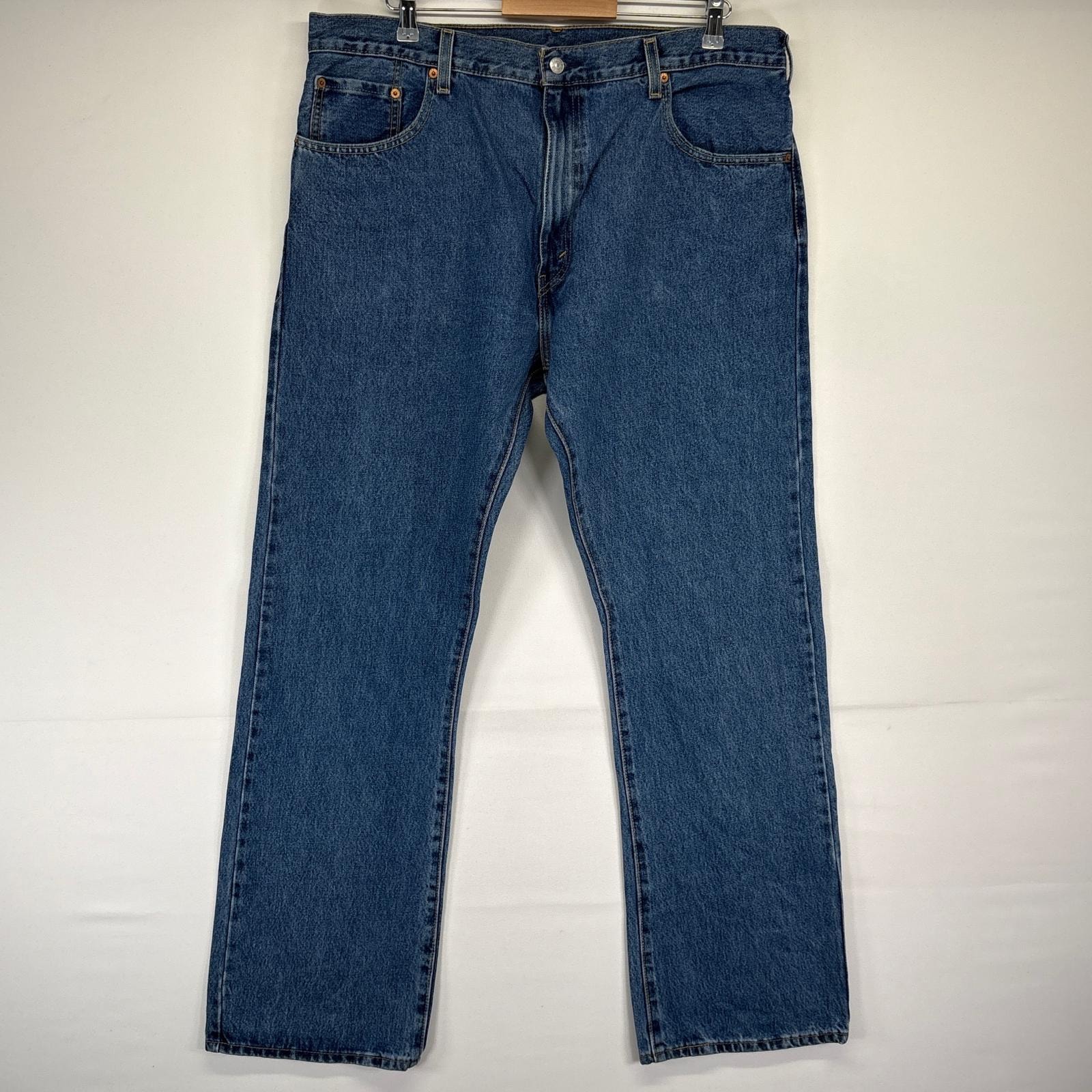 古着 リーバイス Levi's デニムパンツ 517 ブーツカット フレア ジーンズ ジーパン 長ズボン 大きいサイズ w40 L34 ブルー メンズ