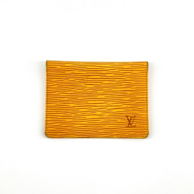 LOUIS VUITTON(ルイ・ヴィトン) ポルト2カルト ヴェルティカル M63209 パスケース イエロー