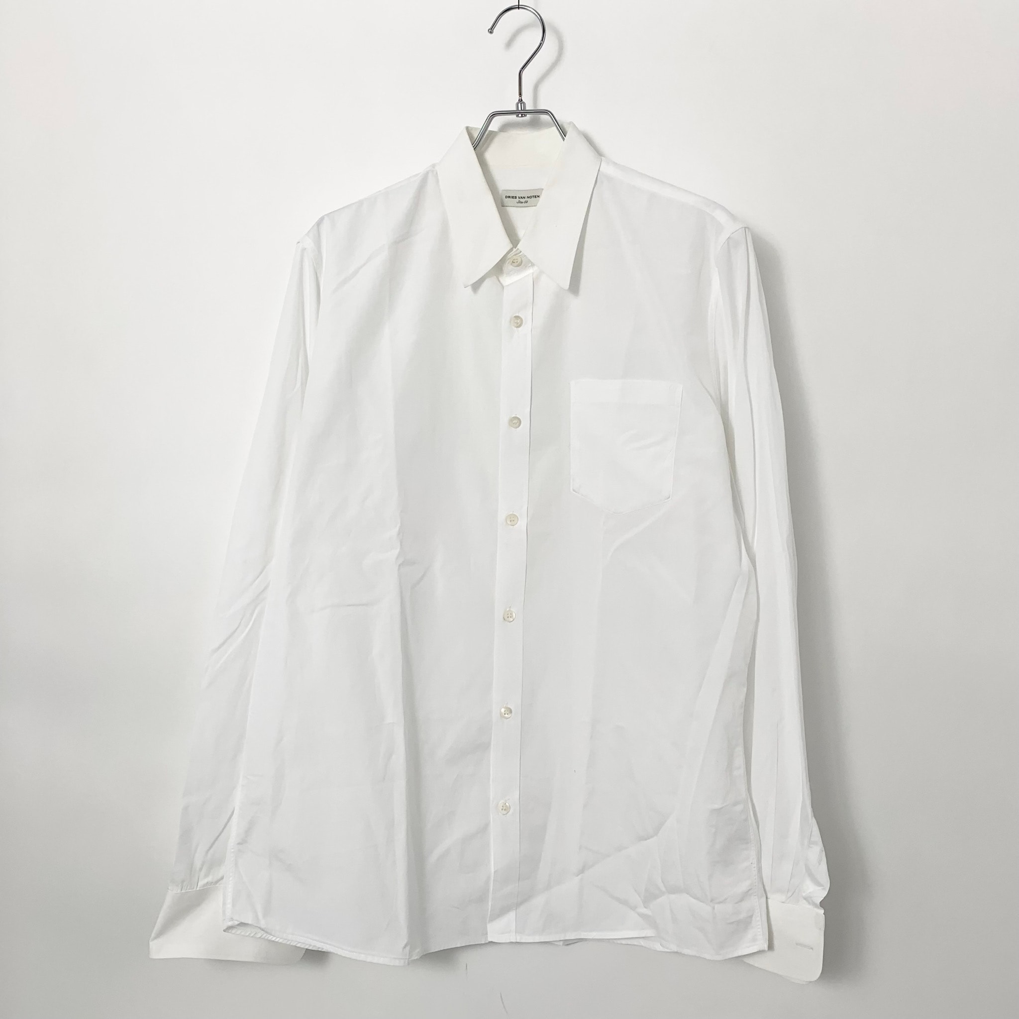 DRIES VAN NOTEN long sleeve straight hem shirt White