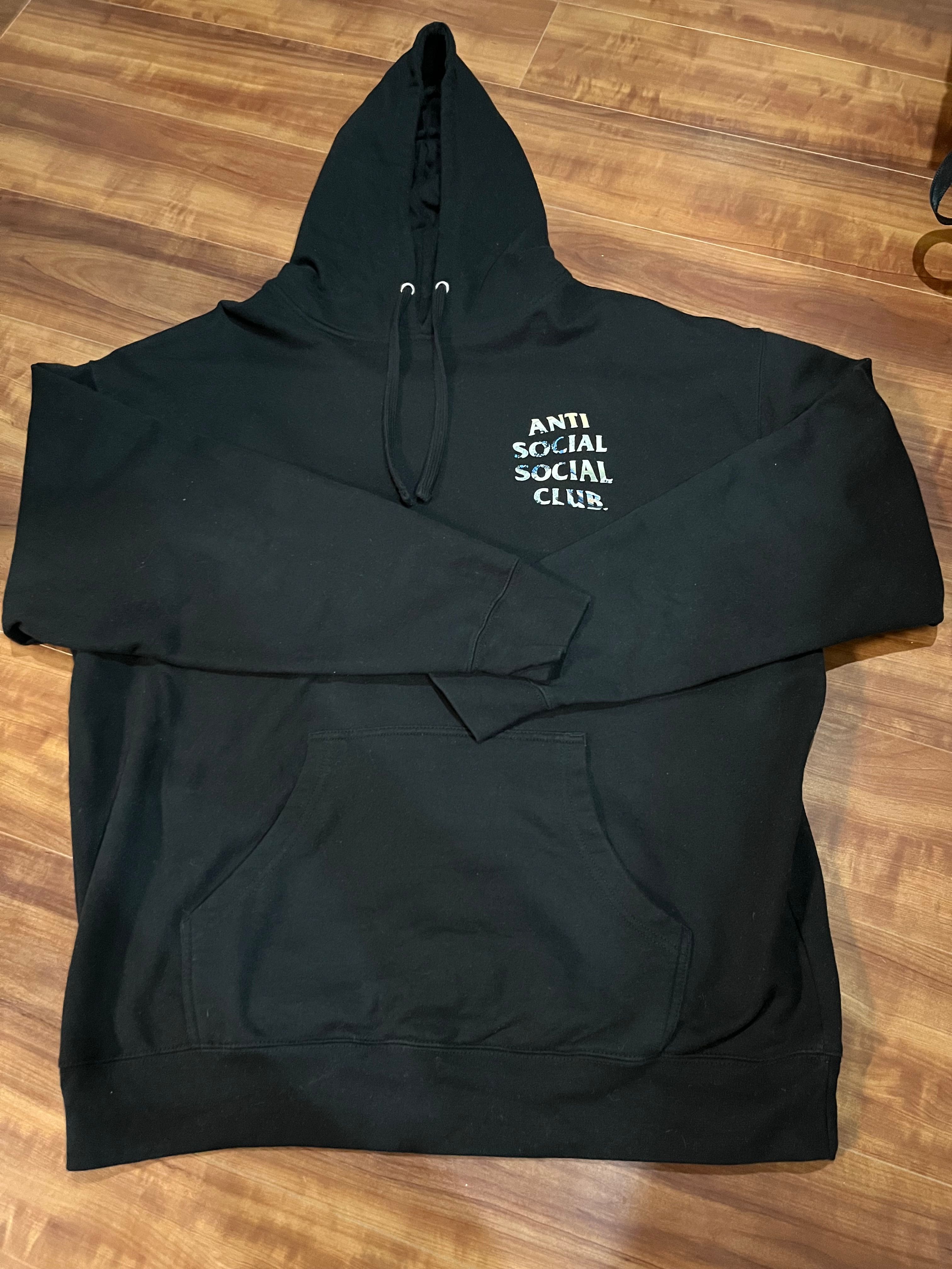 ANTI SOCIAL SOCIAL CLUB (Japan Only) 4 Car Pile-Up Hoodie "Black" (FW20)