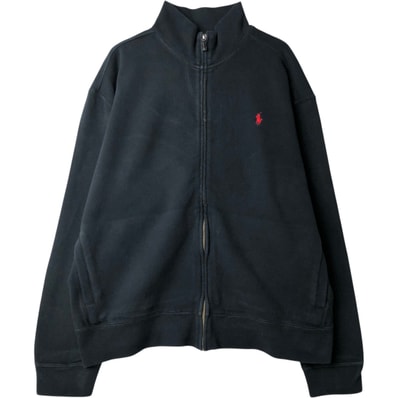 古着 ラルフローレン Ralph Lauren POLO by Ralph Lauren フルジップスウェットシャツ トレーナー メンズXL相当/eaa624271
