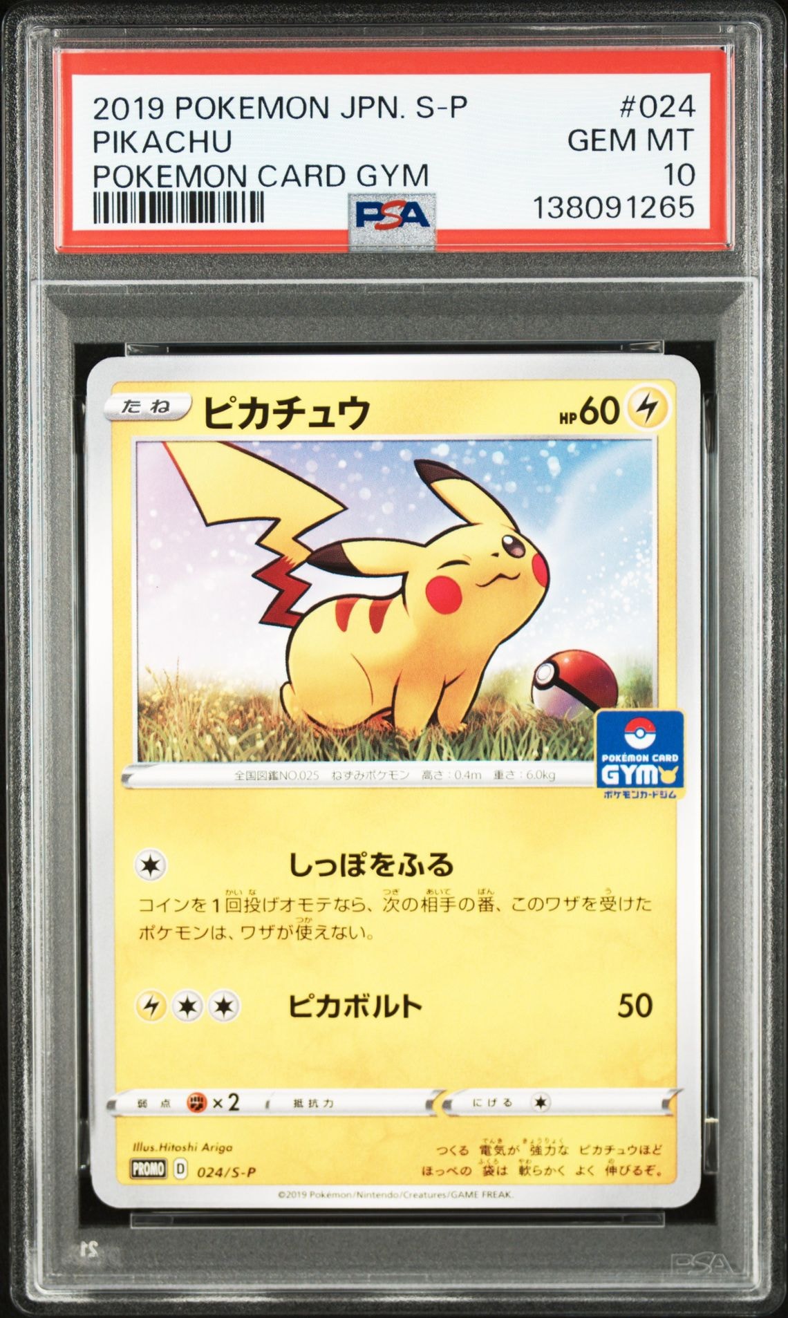 ピカチュウ: プロモ P [S-P 024](ポケモンカードゲーム ソード&シールド 「プロモカードパック 第1弾」)