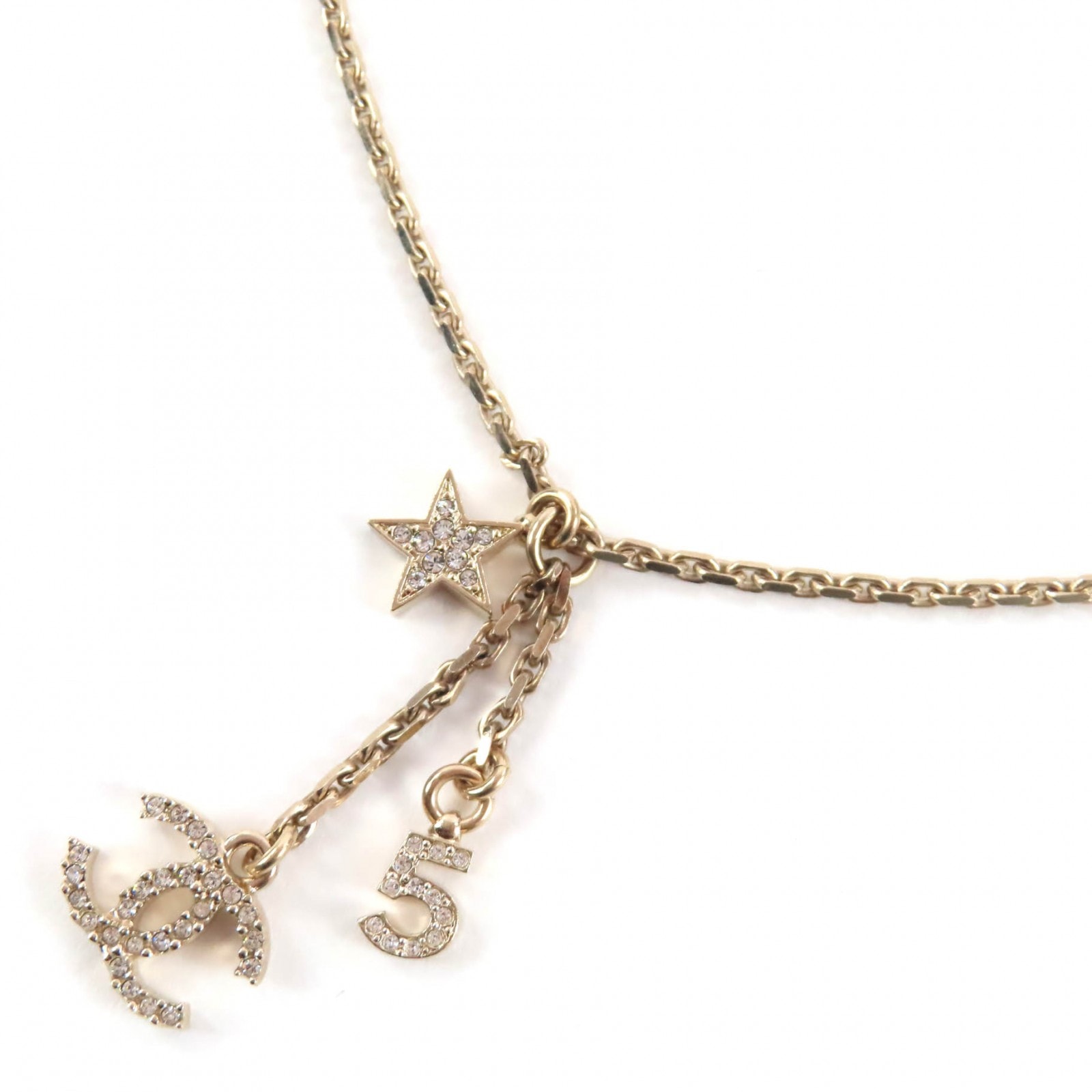 美品 シャネル ネックレス ゴールド系 レディース C22S