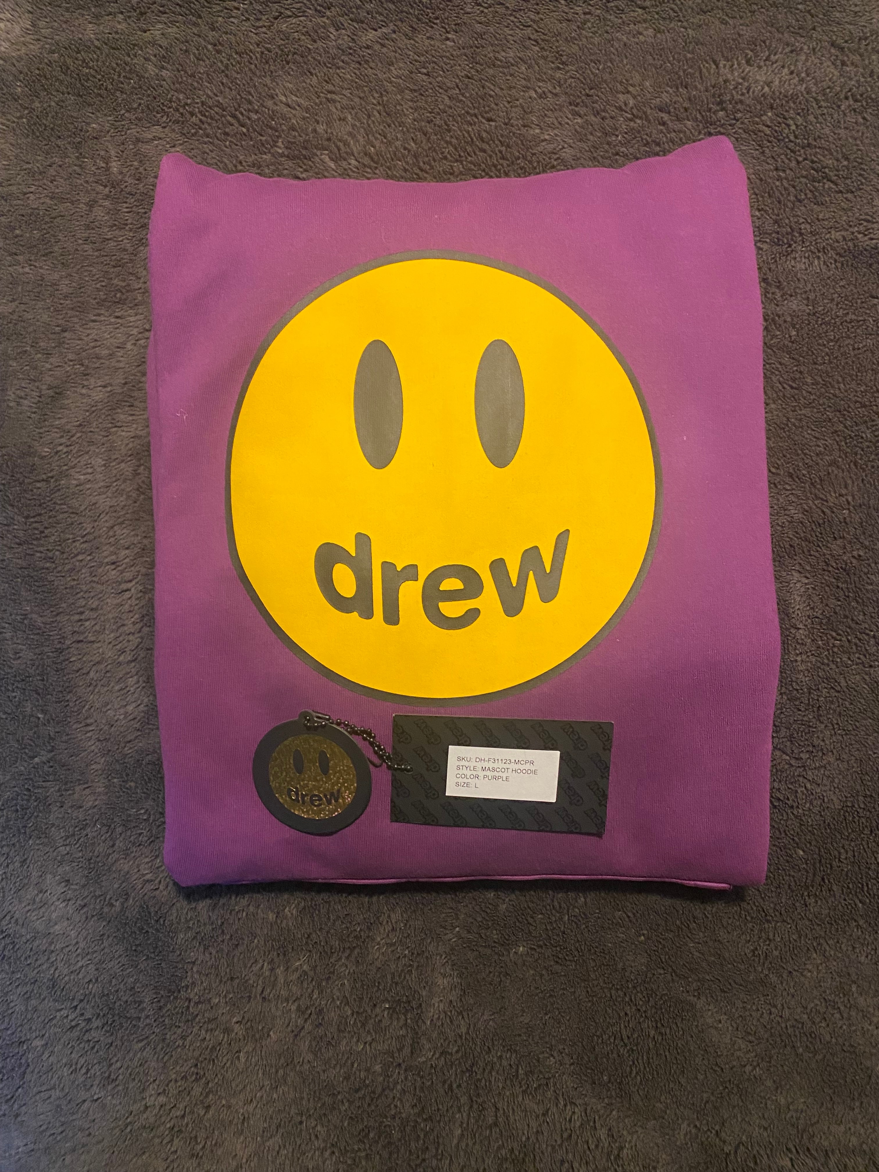 drew house Mascot Hoodie  "Washed Grape"