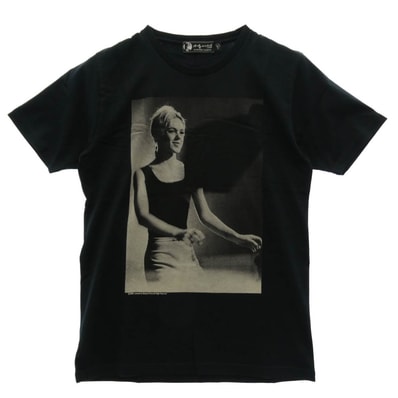 HYSTERIC GLAMOUR ヒステリックグラマー 7CT-0802-15C Andy Warhol アンディウォーホル グラフィック プリント Tシャツ ブラック系 M【新古品】【未使用】【中古】