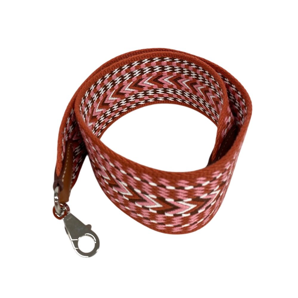 エルメス HERMES ストラップ アレグロ バンドリエール サングル 2WAYショルダー ピンク