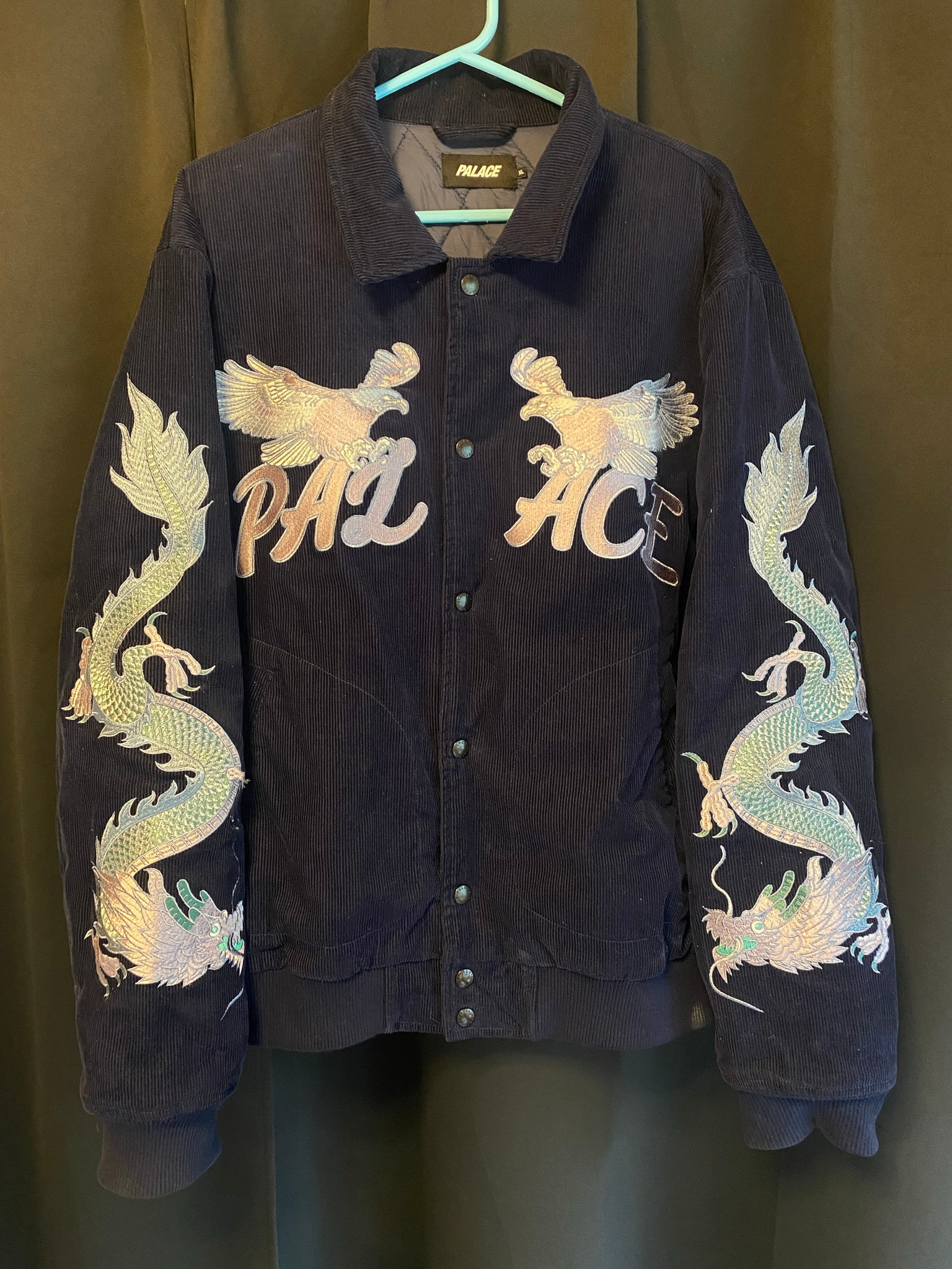 PALACE Double Dragon Tour Jacket "Navy"
