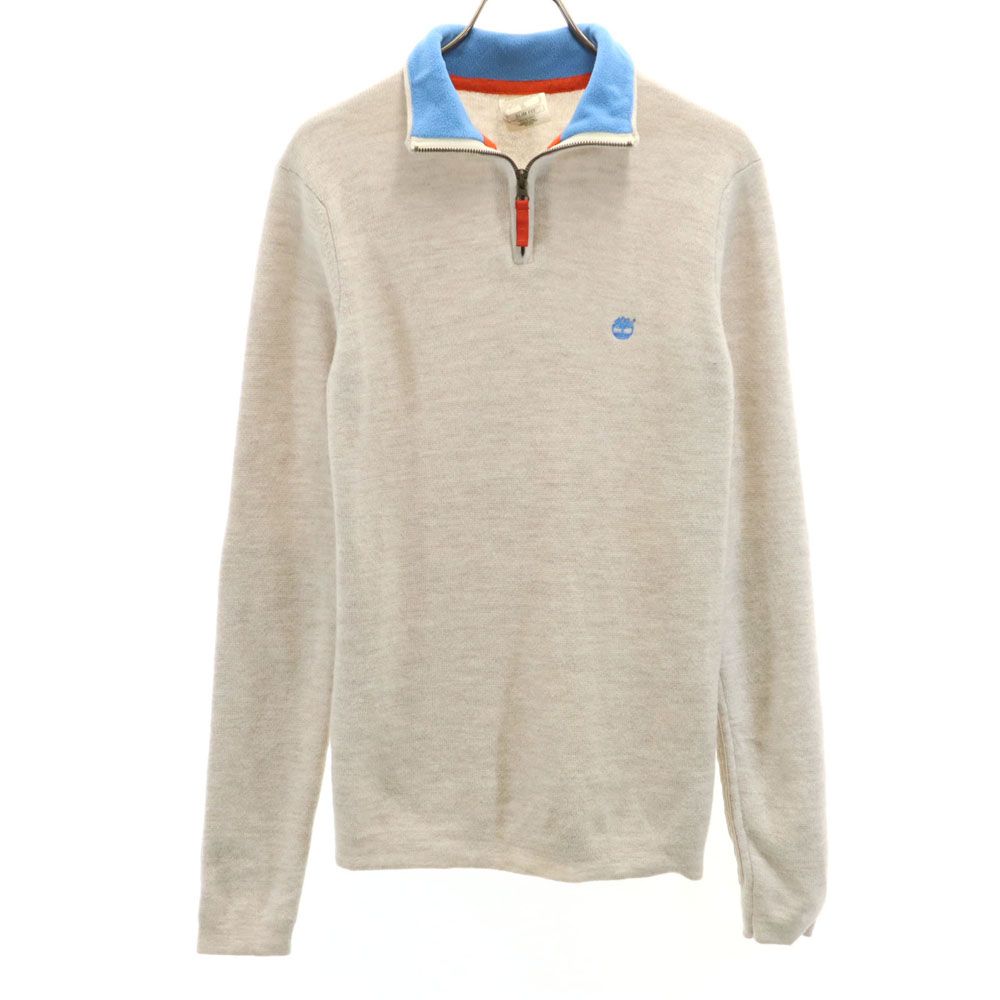 Timberland 長袖 ハーフジップ スリムフィット ニット