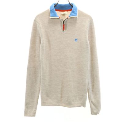 Timberland 長袖 ハーフジップ スリムフィット ニット