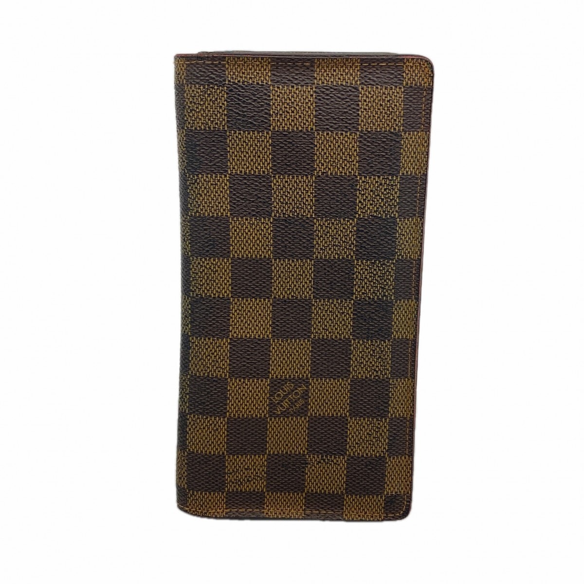 【6gc2690】ルイヴィトン 長財布 ダミエ ポルトフォイユブラザ N60017 エベヌ【中古】メンズ