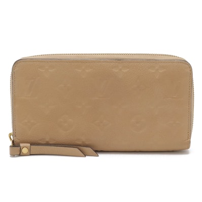 ルイ・ヴィトンジッピーウォレット モノグラムアンプラント M60746