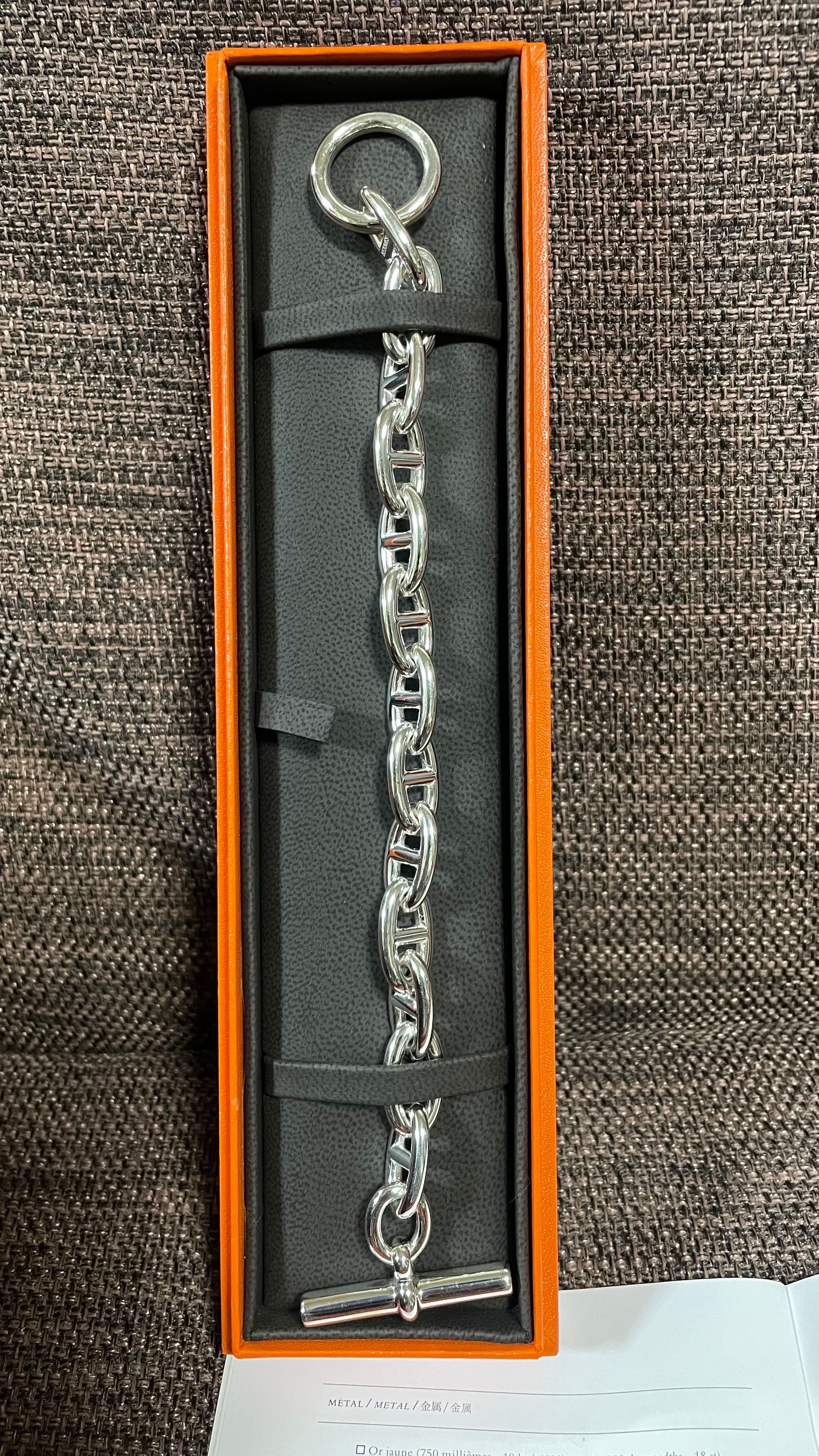 Hermes Chaine D'ancre GM Bracelet "Silver"