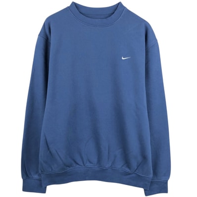 古着 00年代 ナイキ NIKE ワンポイントロゴスウェットシャツ トレーナー メンズL相当/eaa680275