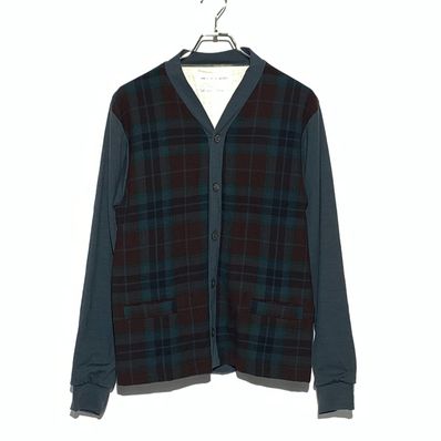 COMMEdesGARÇONS SHIRT 90S Check cardigan
