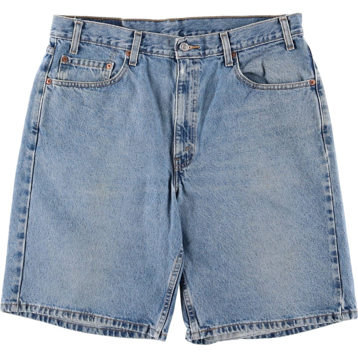 古着 00年代 リーバイス Levi's 550 RELAXED FIT デニムショーツ ショートパンツ メンズw36相当/eaa561250