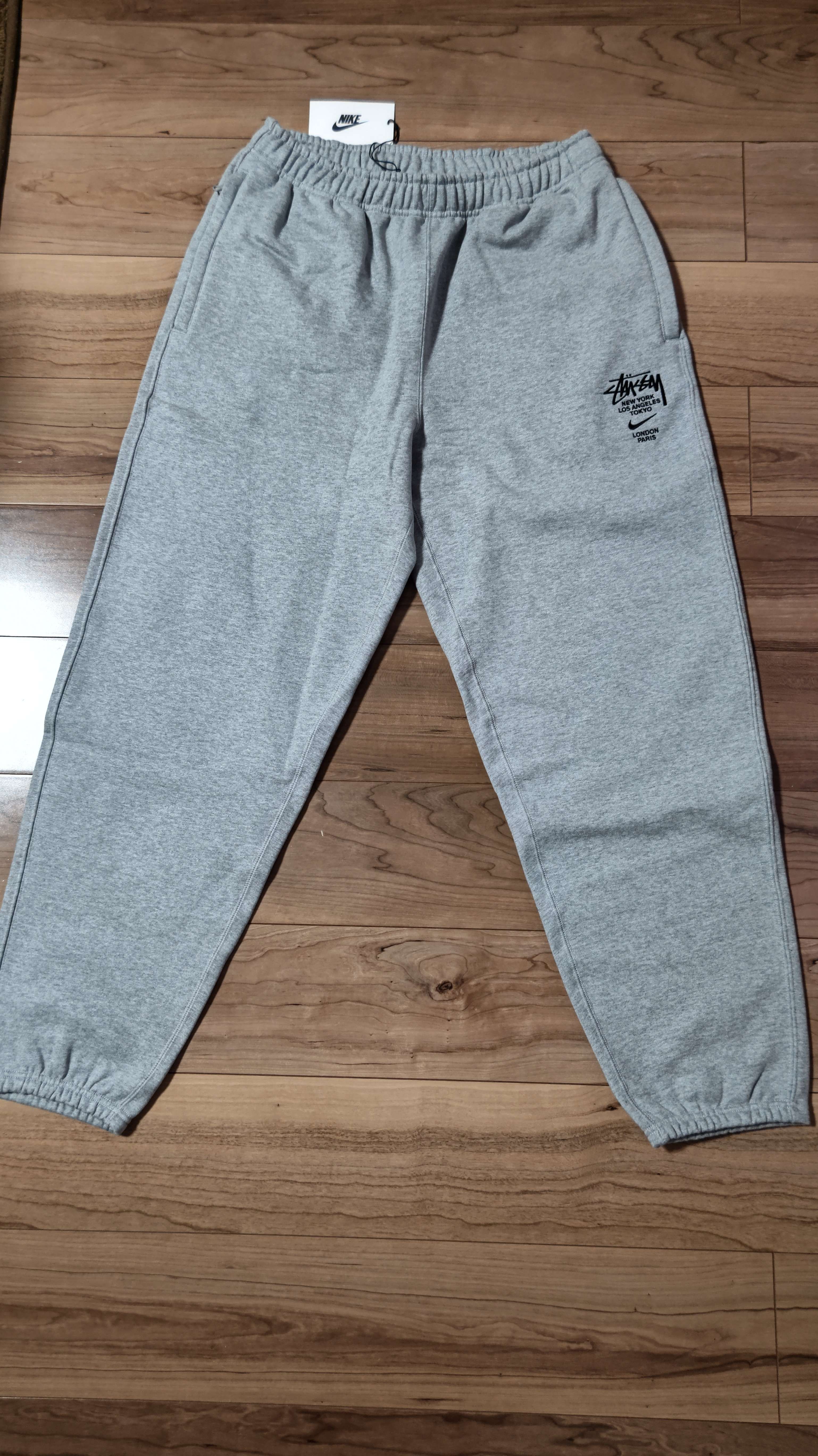 Nike x Stussy International Sweatpants (US Size) "Grey" DC4227-050
