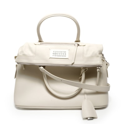 MAison Margiela メソン マルジェラ レザー 5AC ミディアム ショルダーバッグ【中古】