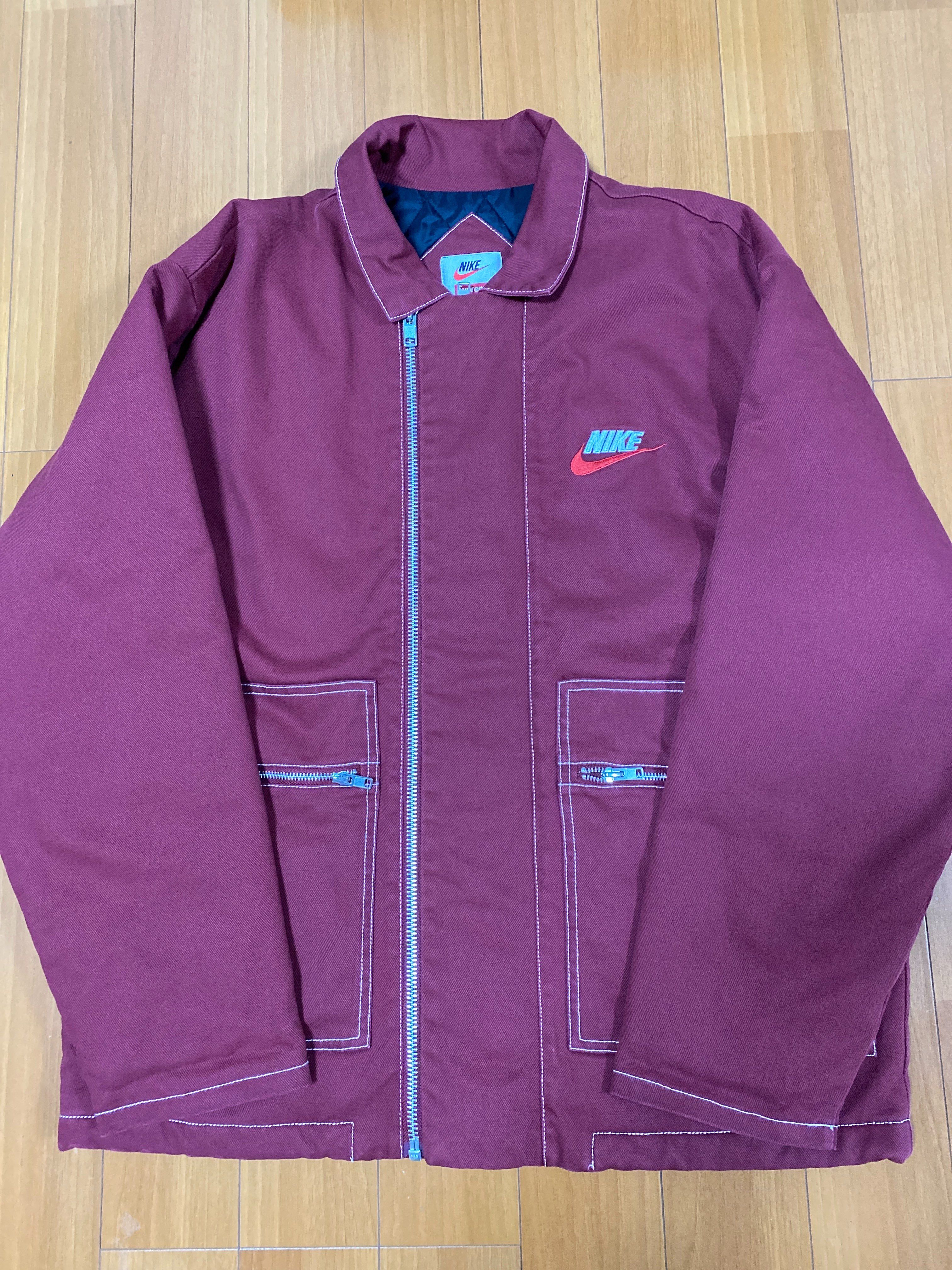 Supreme / NIKE® Double Zip Work Jacket "Red"