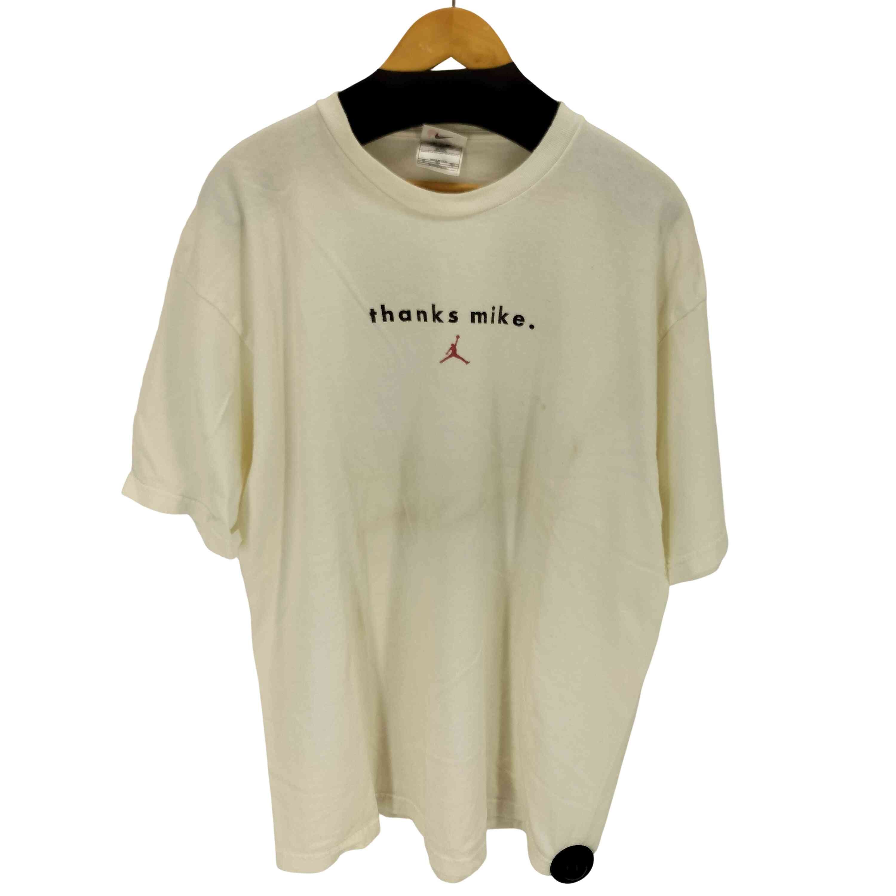 90S USA製 Thanks mike プリント T-shirt【1143348047487】