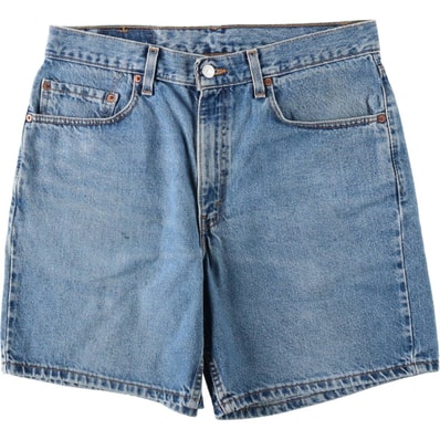 古着 00年代 リーバイス Levi's 550 RELAXED FIT デニムショーツ ショートパンツ USA製 メンズw33相当/eaa653566