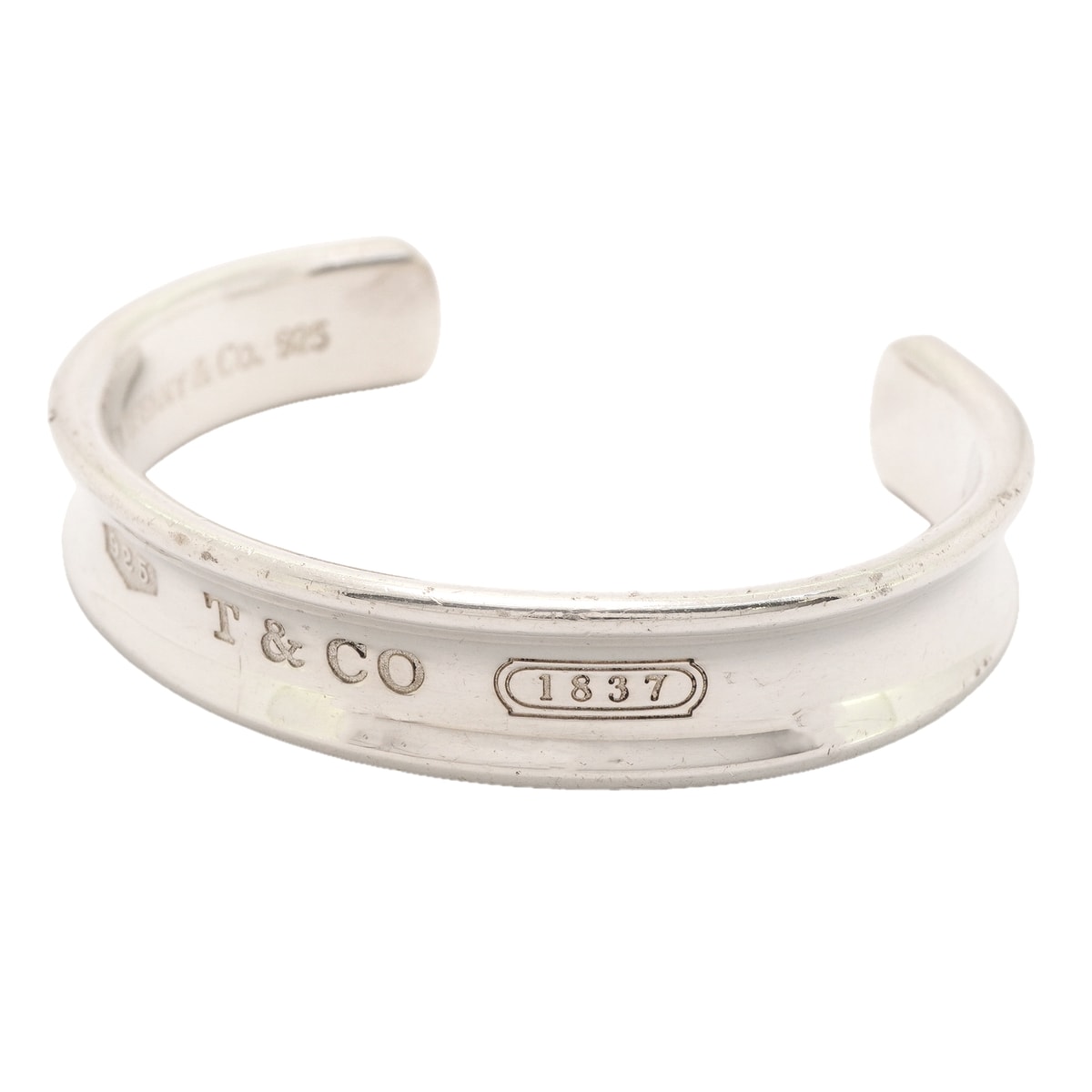 【6jkb0374】ティファニー バングル 1837/ナロー シルバー925【中古】レディース