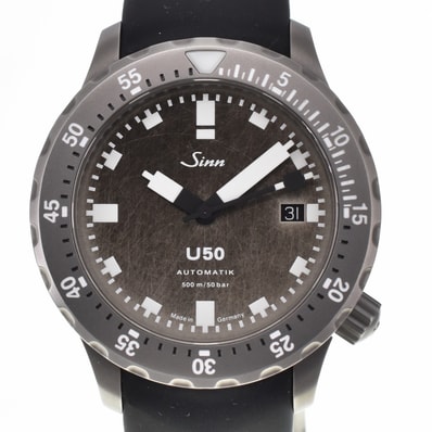 値下 ジン Sinn U50.DS U50シリーズ ダイバーズウォッチ 500m 世界限定1000本 自動巻き メンズ 美品 □#138864